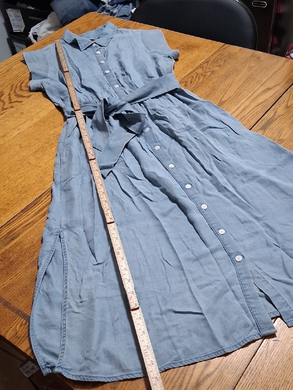 SOLD SOLD Dress Womens BLUE New SHORT SLEEVES